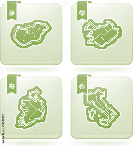 Simple Country Icons