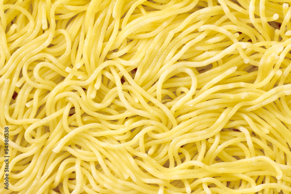 Boiled spaghetti background