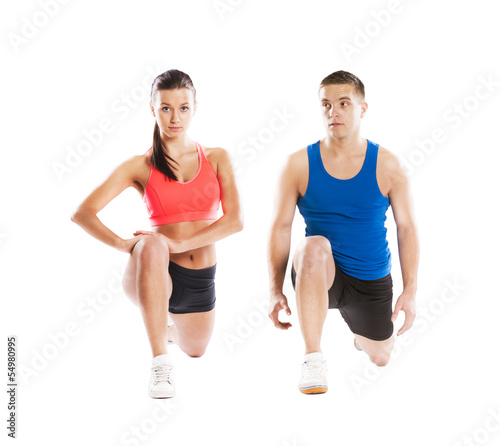 athletic man and woman © Halfpoint