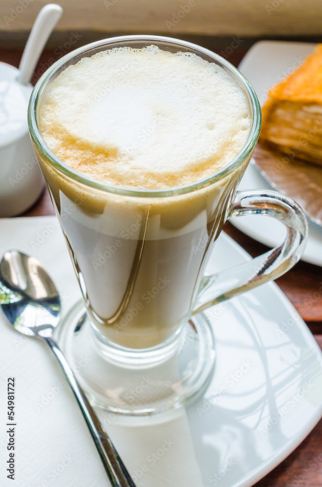 Hot latte Hot latte