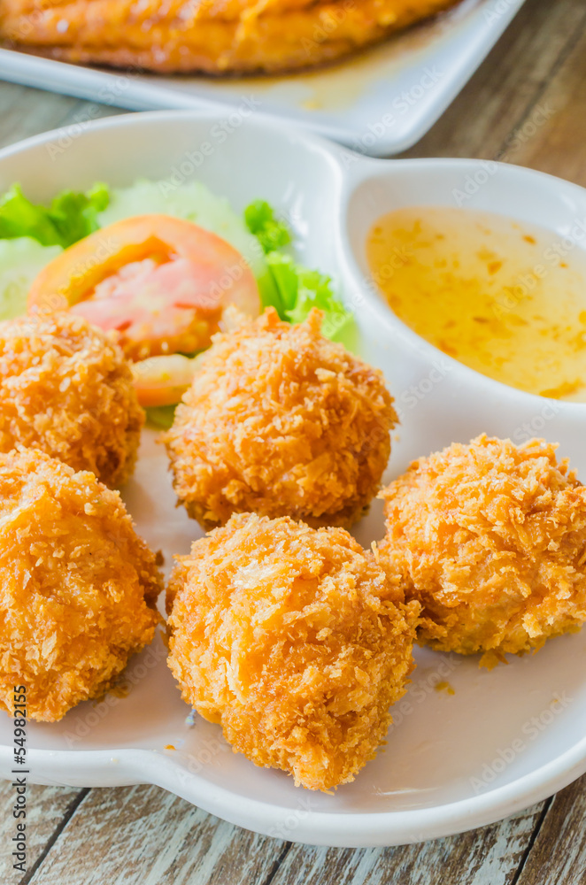 Fried shrimp Fried shrimp