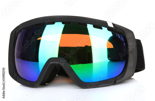 Winter sport glasses, isolated on white