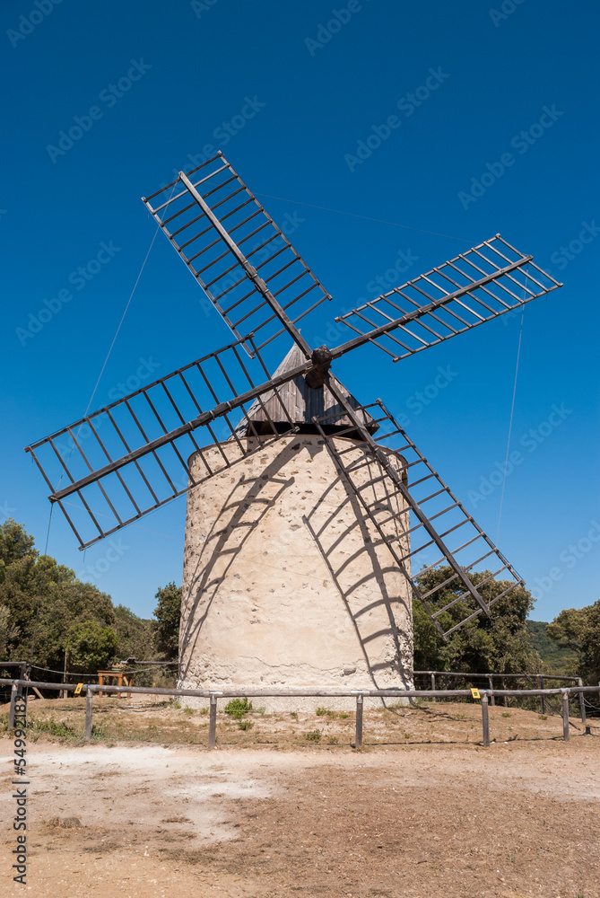 Windmill of happiness, Island of Porquerolles, France
