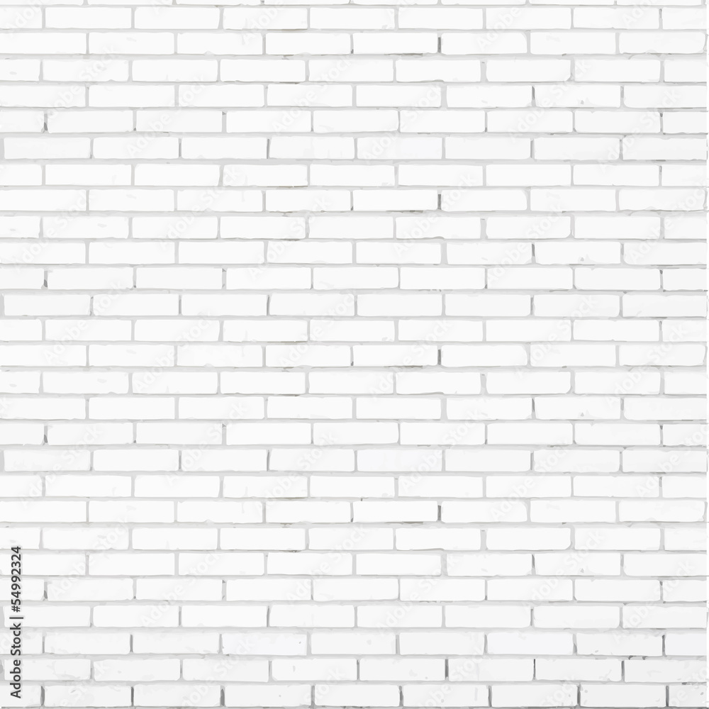 Obraz premium biały ceglany mur tekstura wektor