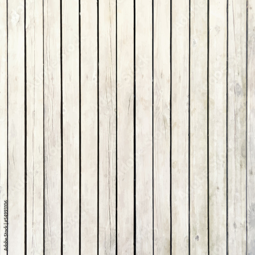 White wood board vector background