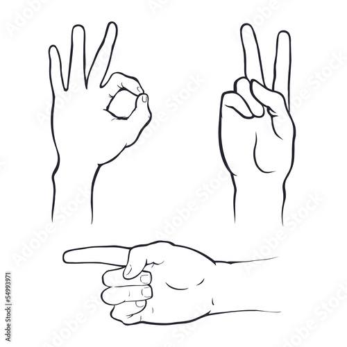 Hand gestures