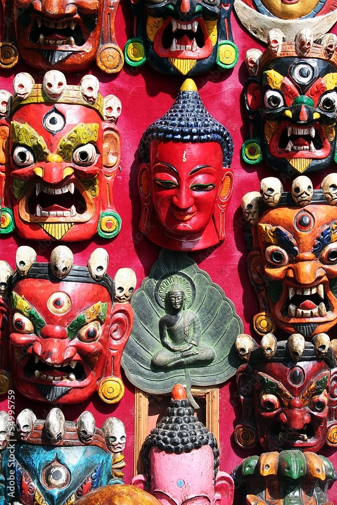 Masques de Démons à Kathmandou