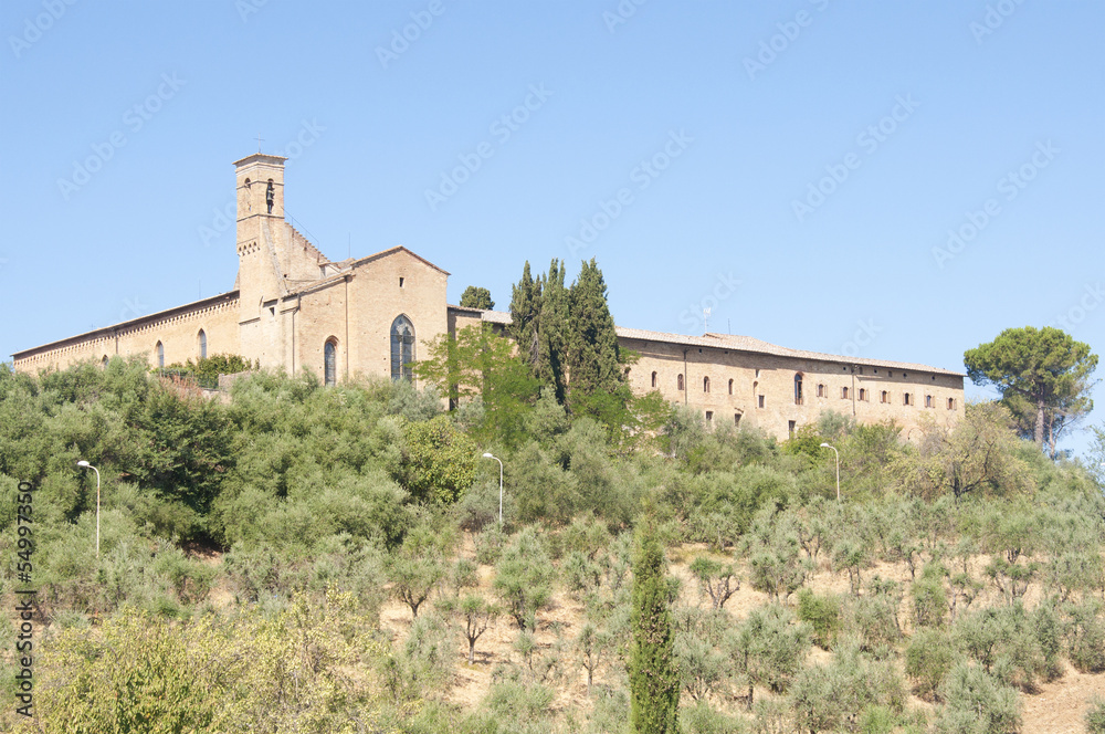 An old church in San Gimignano, Italy
