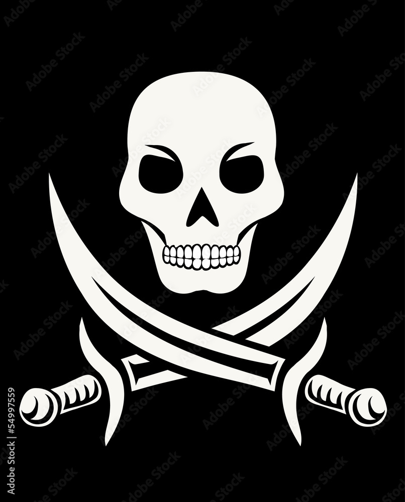 Obraz premium Pirate Flag