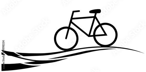Silhouette Fahrrad