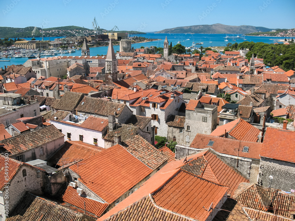 Trogir (Trau), Croatia, panorama