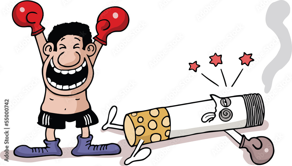 Photos Man knocks smoking out
