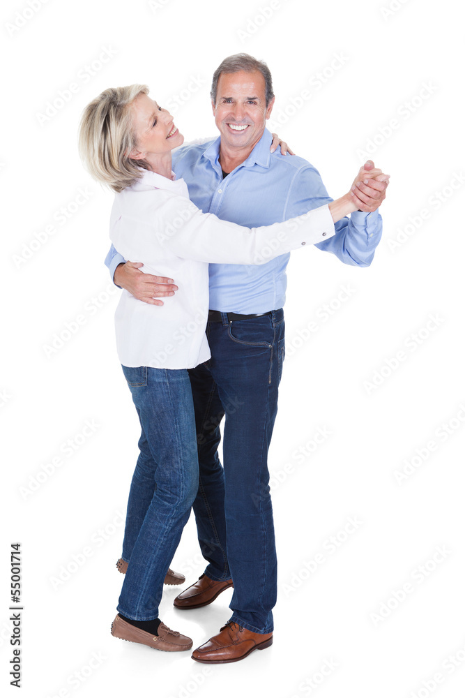 Portrait Of Mature Couple Dancing Portrait Of Mature Couple Dancing