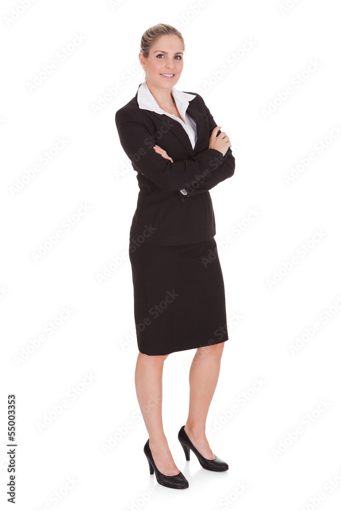 Portrait Of Happy Businesswoman