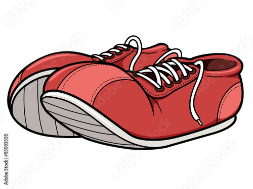 Vector illustration of sneakers
