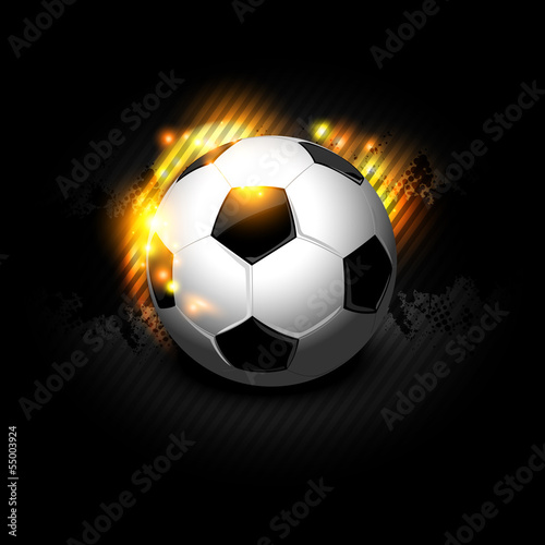 soccer ball on lightning