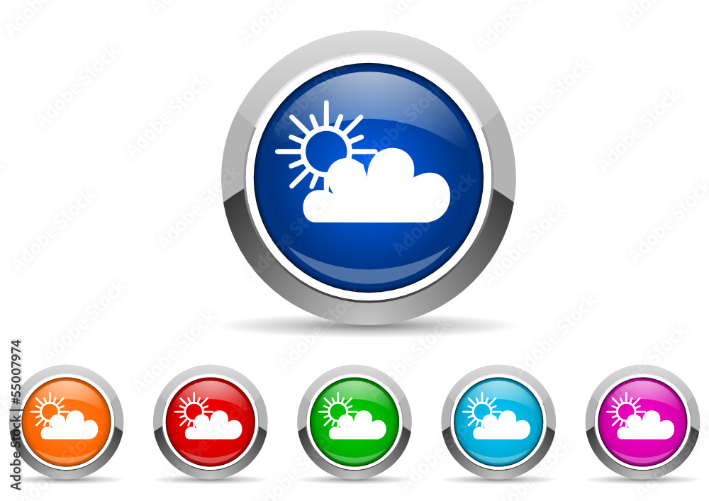 cloud icon set cloud icon set