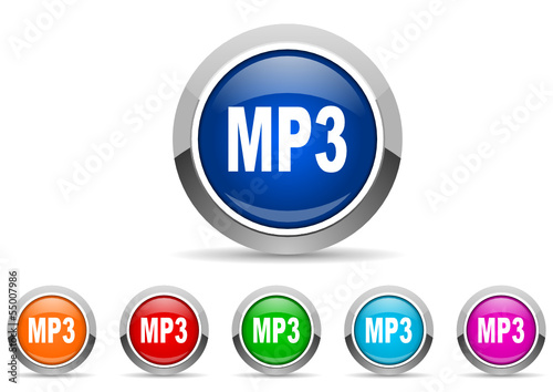 mp3 icon set