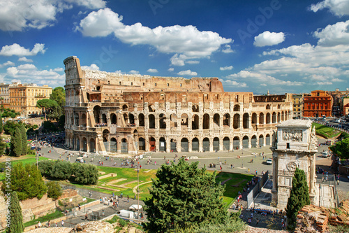 Fotomurale Colosseum (Coliseum) in Rome, Italy