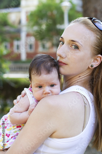 Confident mother photo