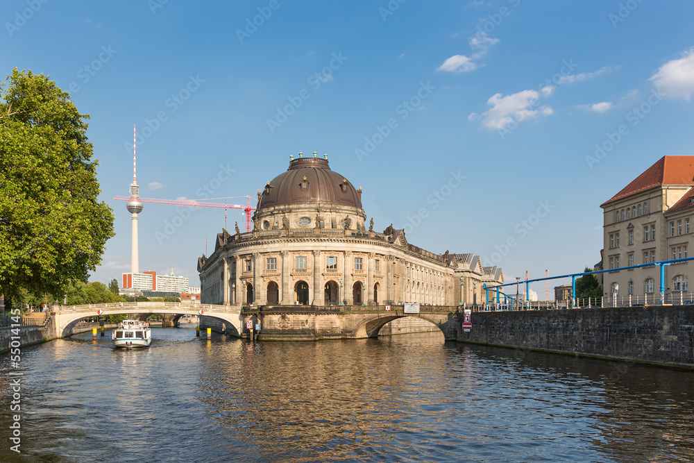 Museum island and TV tower in center of Berlin