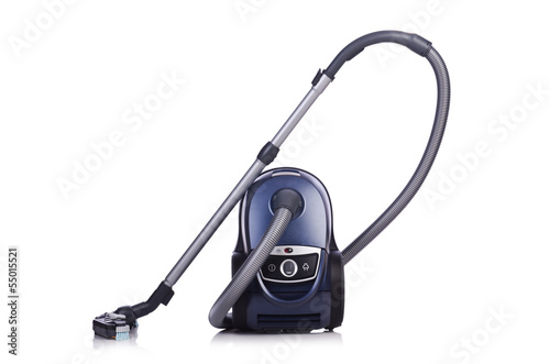 Vacuum cleaner isolated on the white photo