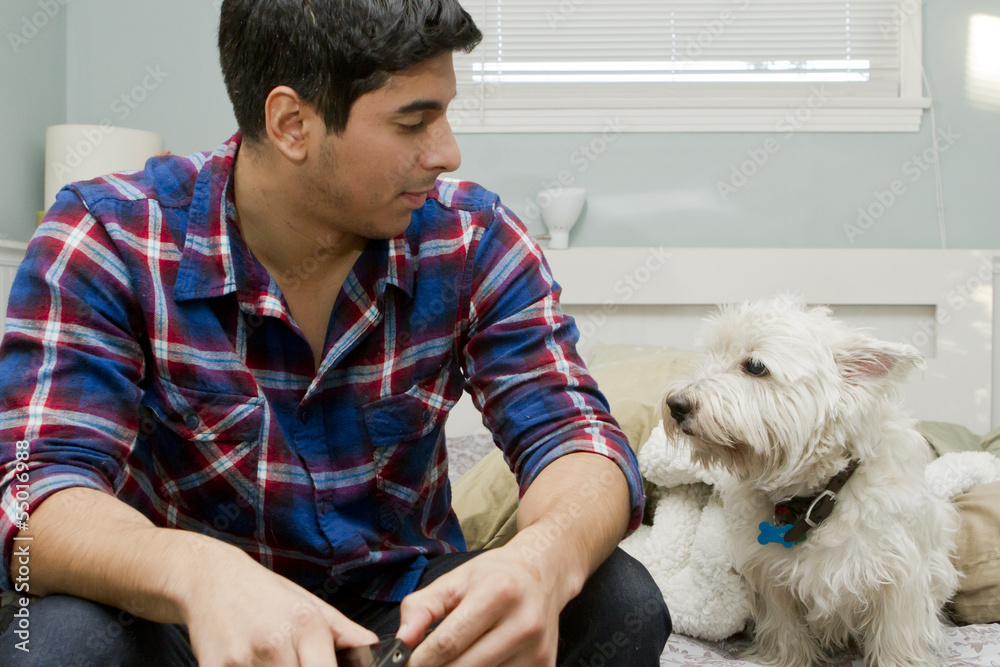 custom made wallpaper toronto digitalA Man and His Dog