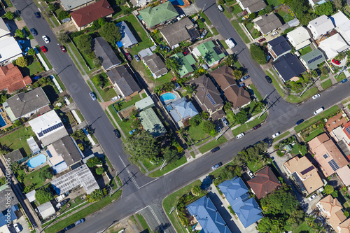 Suburban houses photo