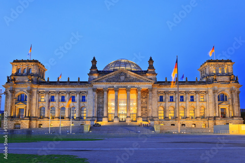 Reichstag - a building of parliament of Germany, Berlin