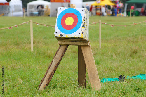 Target on field photo