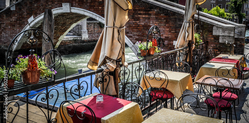 Restaurant in Venice Italy © Anssi