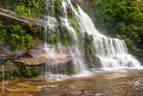 Waterfall in Blue Mountains National Park  Australia