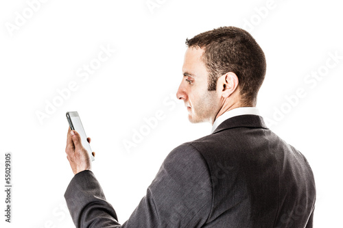 Businessman's smartphone