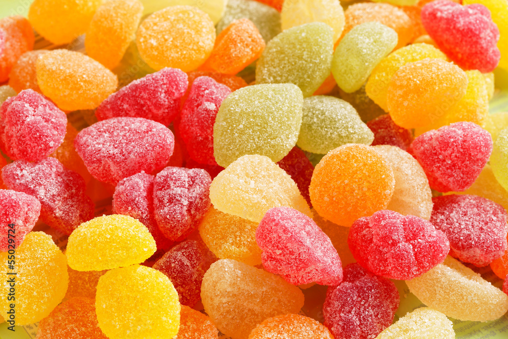 Gummy fruit candy Gummy fruit candy