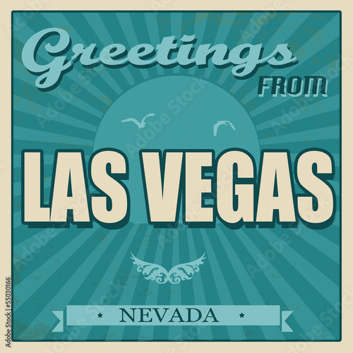 Vintage Las Vegas, Nevada poster