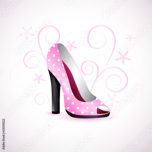 peeptoes weißrosa gepunktet