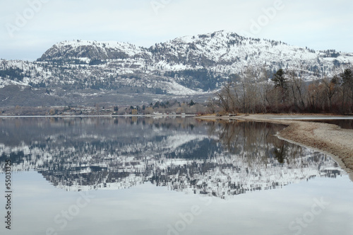 Osoyoos Lake Winter Reflection BC