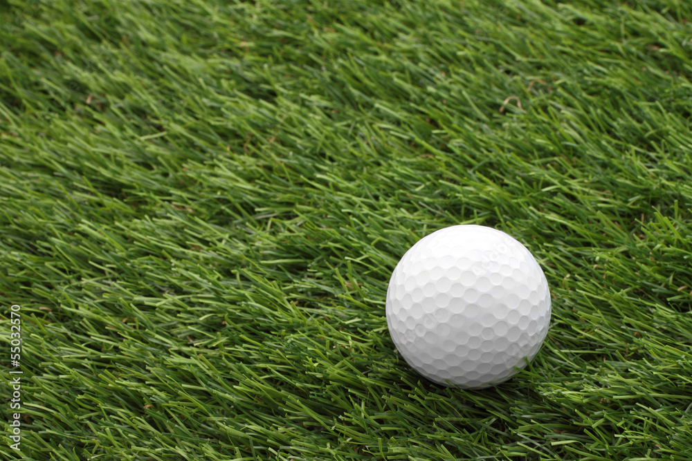 Top golf on green grass field. Top golf on green grass field.