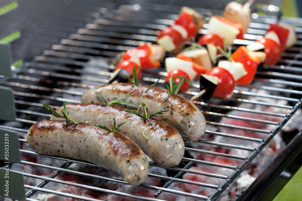 Sausages and shashliks Sausages and shashliks