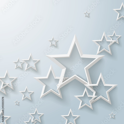 Fototapeta Naklejka Na Ścianę i Meble -  White Stars