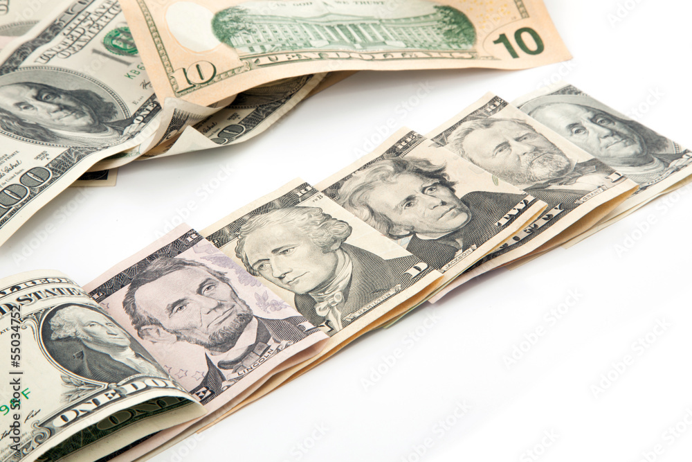 U.S. Dollars all bills currency U.S. Dollars all bills currency