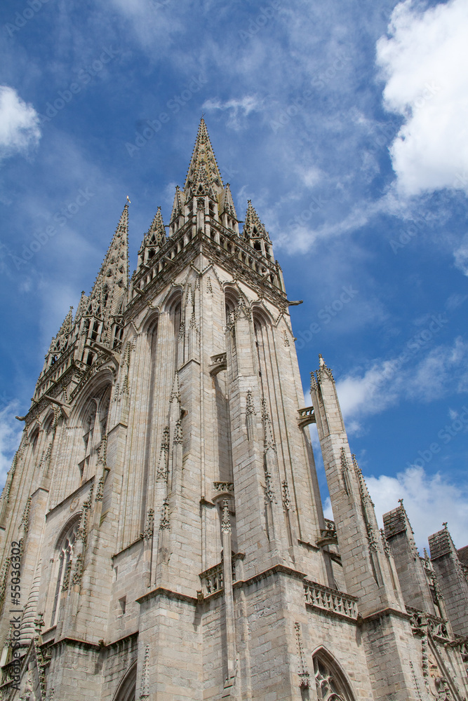 La cathédrale saint Corentin de Quimper La cathédrale saint Corentin de Quimper