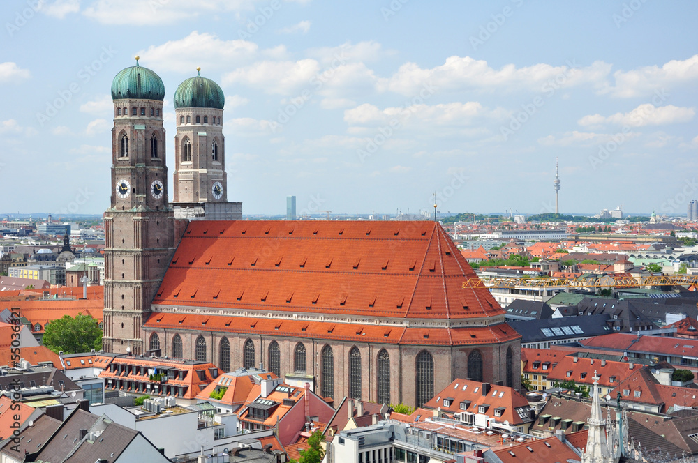 Stampo Per Biscotti Frauenkirche München - Souvenir Monaco, Colore Rosso, 9.5 Cm