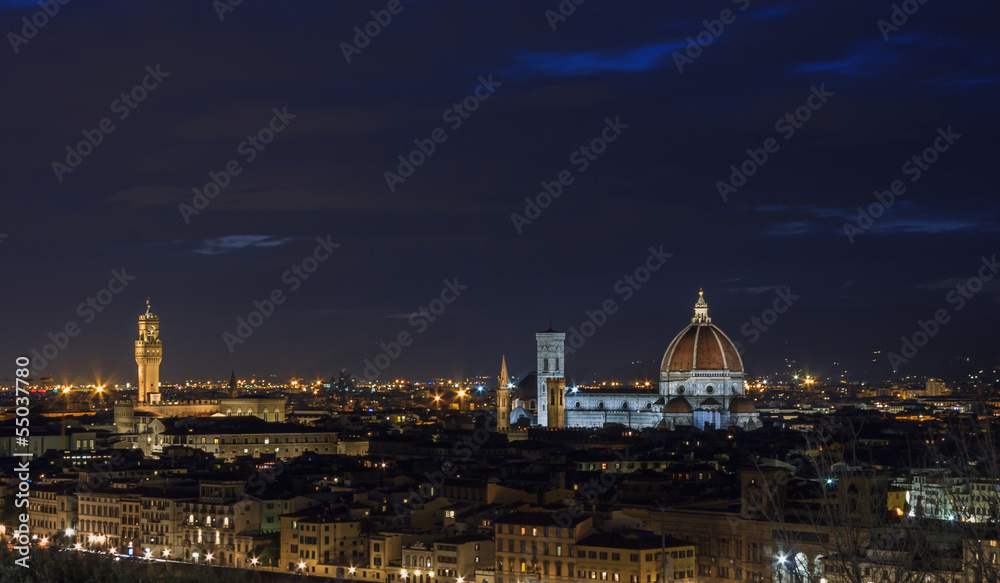 Panoramica nocturna Florencia