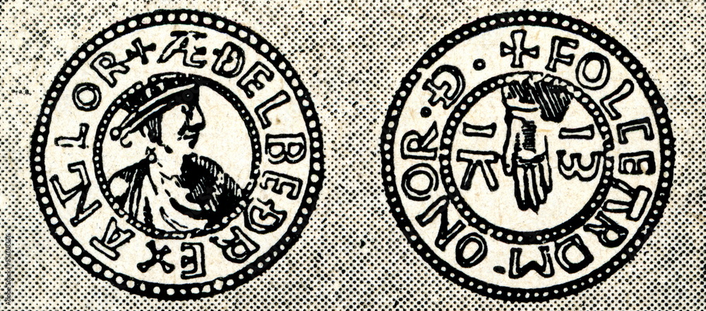 Obraz premium Coin of Æthelred the Unready