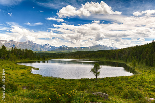 Serenity of the Altai mountains
