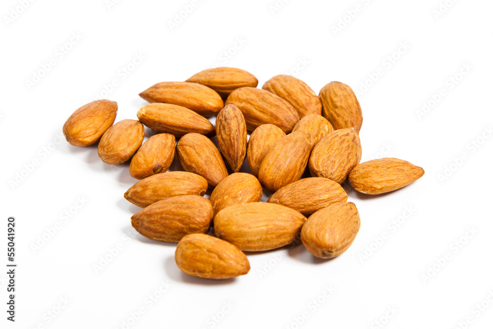 almond nuts isolated almond nuts isolated