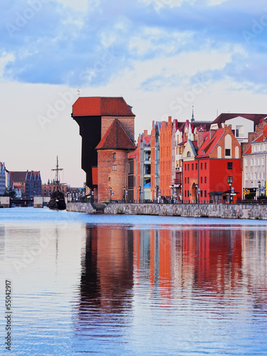 Old Port Crane in Gdansk, Poland