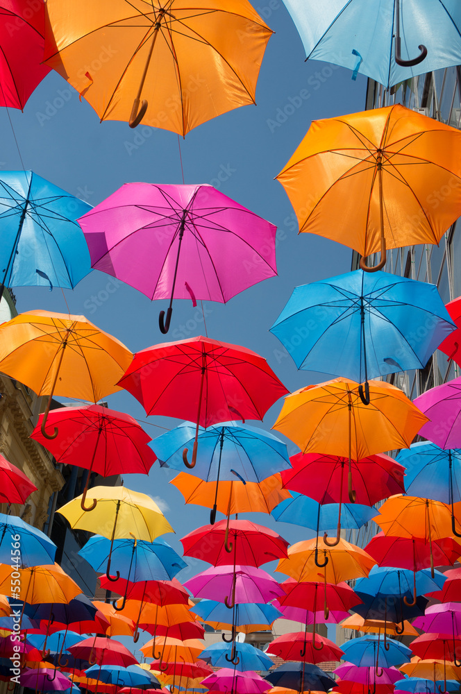 colorful umbrellas