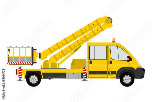 Small bucket truck